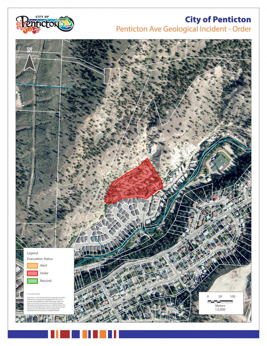 After review of potential rock threat, 25 homes remain on evacuation